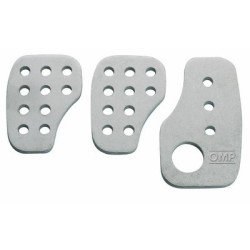 SET 3 RACING PEDALES PLATA