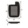 FILTRO QUAD GREEN QA038