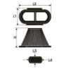 GREEN QY005 MOTORCYCLE FILTER