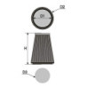 GREEN QY0614 MOTORCYCLE FILTER