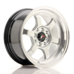 LLANTA JAPAN RACING JR12 15''X7,5 ET 26 4X100 4X108 CB 73,1 SILVER