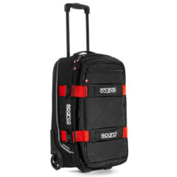 NEGRO/ROJO TRAVEL BOLSA