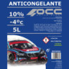 Anticongelante verde 10% -4ºC 5 litros | OCC Sport