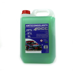 Anticongelante verde 20% -9ºC 5 litros | OCC Sport