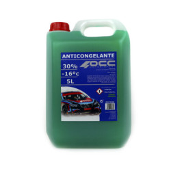 Anticongelante verde 30% -16ºC 5 litros | OCC Sport