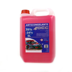 Anticongelante rosa g12 50% 5 litros | OCC Sport