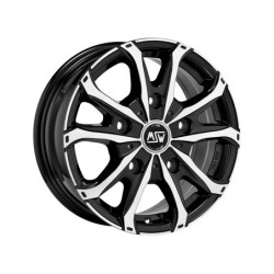 LLANTA MSW MSW 48 VAN 6,5x16 ET55 5x118 71,06 BLACK FULL POLISHED (GBFP)