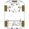 TRASERO SUBCHASIS DELANTERO OUTRIGGER A CHASSIS DERECHO SIDE